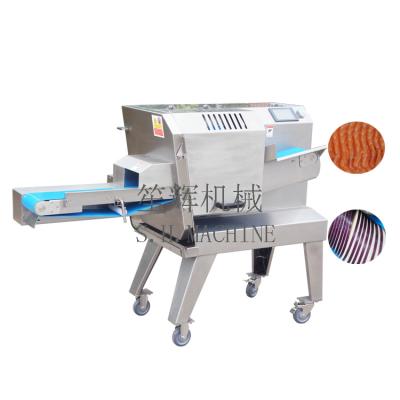 China Hotels Vegetable Automatic Meat Cutting Machine Cutter Chicken Breast Sausage Slicing Machine Bacon Ham Slicer for sale