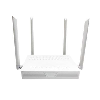 China ZiKUN FTTH WiFi XPON ONU Network Device GPON ONT AC2100 Dual Band 4GE 2FXS for sale