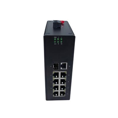 China Puertos industriales DC 12V - 58V ZC-S2010TG del interruptor 10 de la red de Ethernet del gigabit completo en venta