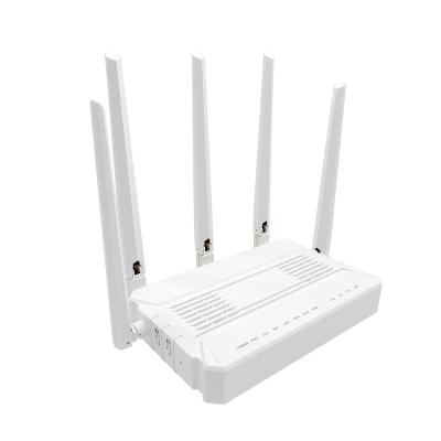 China AX3000 WiFi 6 GPON ONU 4GE 1POTS 10Gbit/s OFDMA multi-gebruiker EasyMesh Te koop