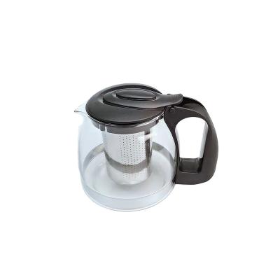 China WITH LID High Quality Best Price Teapot Loose Leaf Tea Maker Heat Resistant Glass Kettle With Strainer for sale