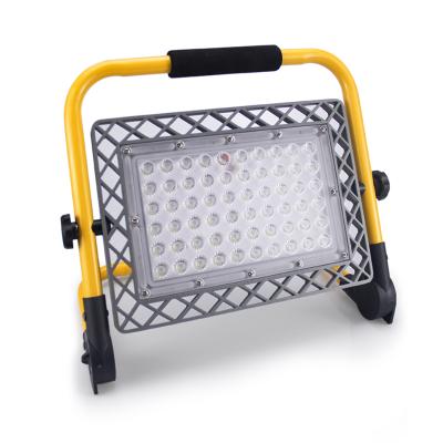 China Industrial LANDSCAPE 80W LED Flood Light Rechargeable Flood Light Water Resistant Good For Outdoor Emergency Use for sale