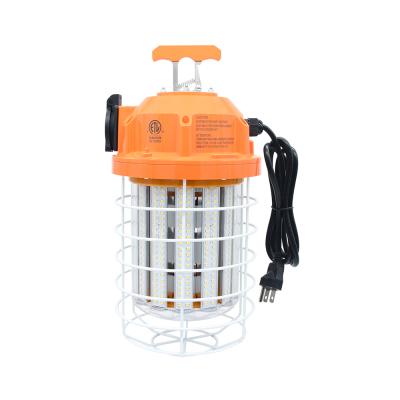 China Construction Site 80W LED Corn Work String Construction Light Temporary Work Light Linkable Led Light for sale