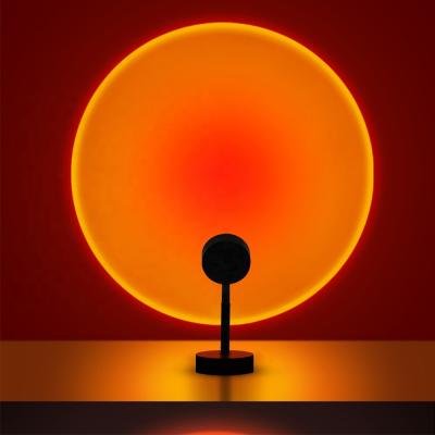 China Wholesale Elegant LED Sunset Lamp Rainbow Light Spotlight Table Lamp For Living Room for sale