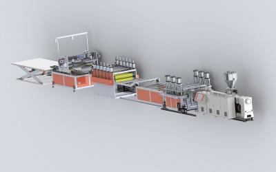 China WPC Flooring Manufacturing Machine SPC Floor Twin Screw Extruder zu verkaufen