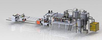 China Máquina de extrusão de folhas de bolhas PET de parafuso único Máquina de folhas transparentes PET à venda