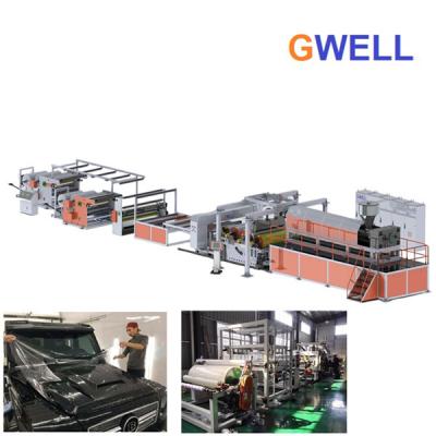 China TPU Cast Film Extrusion Line TPU Transparent Film Making Machine for sale