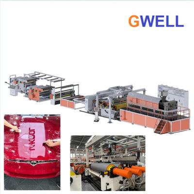 China Monolayer Plastic Extrusion Cast Film Line Tpu Film Production Line for sale