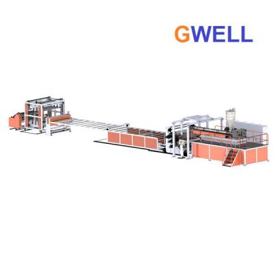 China Stijve pvc-van de de Machinelijn van de Bladuitdrijving de Raadsproductielijn 550KG H van Pvc Te koop