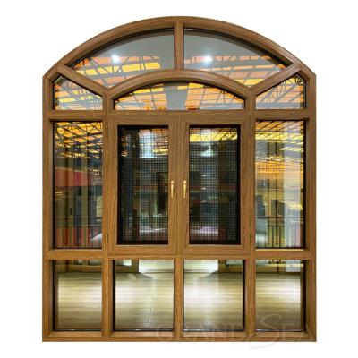 China Modern Glass Magnetic Screen Home Windows And Doors Used Aluminum Casement Windows for sale