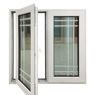 China Magnetic Screen Manufacturers Commercial Noise Damping Casement Windows for sale