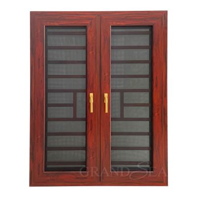 China Magnetic Screen Australian Standard Approved Double Glass Window For Building Project Apartments Custom Color Window for sale