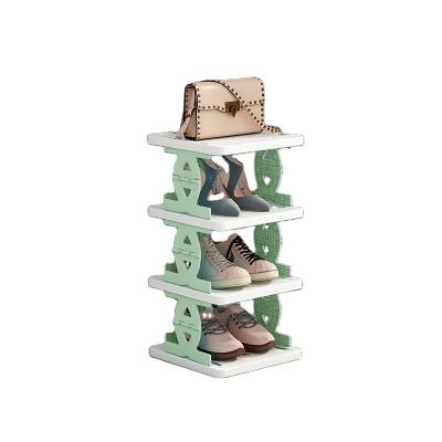 China New Hot-selling Expandable Shoe Storage Shelf Shoe Rack Folding Multi-Layer Free Installation for sale