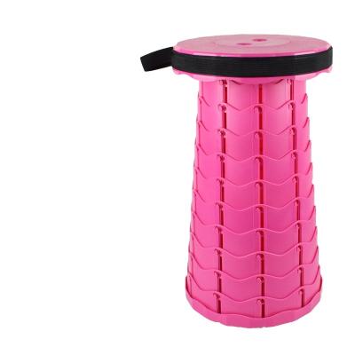 China (Height) adjustable portable telescopic stool plastic for outdoor light weighe for sale