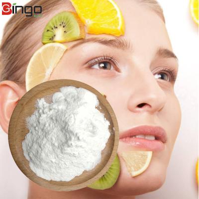 China Natural Cosmetics Raw Materials Hydroxy Acid Powder AHA Fruit Acid Raw Materials For Cosmetics Manufacturing for sale