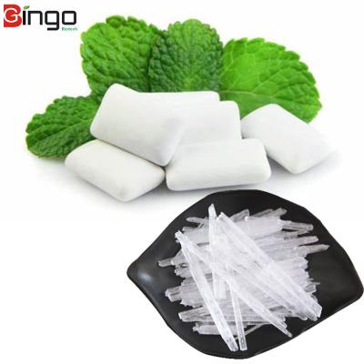 China Natural Ingredients Makeup Materials Menthol Extract Crystalline Powder For Hair Shampoo for sale