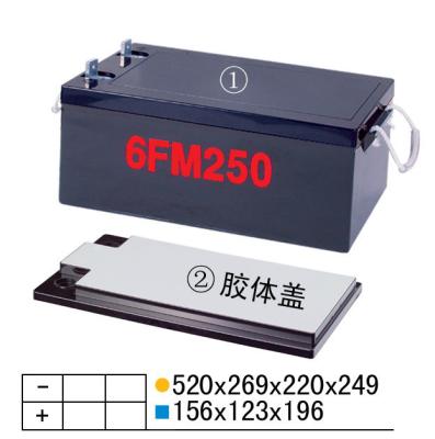 China OCEAN CE FCC MSDS Long Life Solar Battery 12v 250ah Gel Solar Battery 250 Peak Charge Offset Energy Storage Device Oh for sale