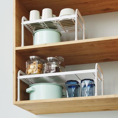 China Sturdy Sustainable Sink Shelf Organizer, Adjustable Kitchen Storage Shelf, Black for sale