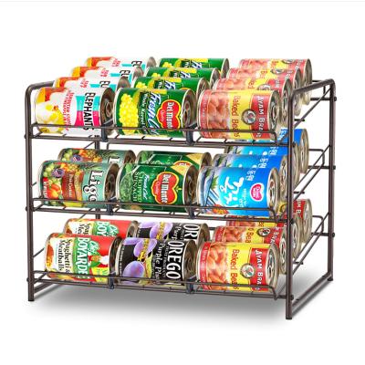 China Modern LIVOD Can Rack Organizer, Stackable Boxed Storage Dispenser Racks in 36 Boxes for Buffet or Pantry, Storage Racks for sale