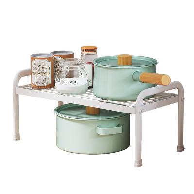 China Wholesale Rugged Sustainable Under Sink Shelf Organizer Unit Dish Condiment Holder in Two Colors for sale