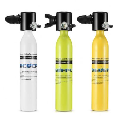 China DEDEPU Air Diving 0.5L Mini Scuba Diving Tank 1L Mini Scuba Diving For Swimming for sale