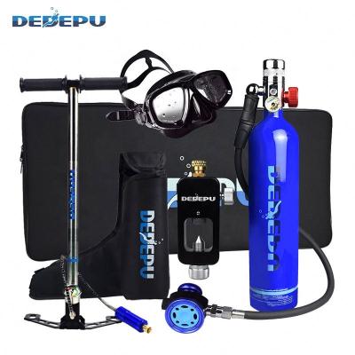 China Wholesale Scuba Diving DEDEPU 1.0L Air Cylinder Gas Cylinder Dive Equip Scuba Diving Snorkel for sale