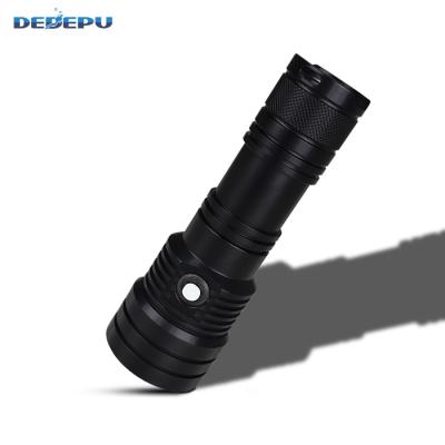 China DEDEPU Mini Scuba Diving Equipment 26650 Scuba Diving Torch Scuba Flashlight for Diving and Camping for sale