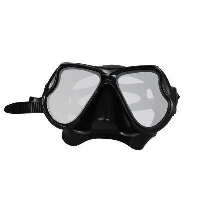 China Unisex Mini Scuba Diving Tempered Glass Scuba Diving Equipment Glass Swimming Mask for sale