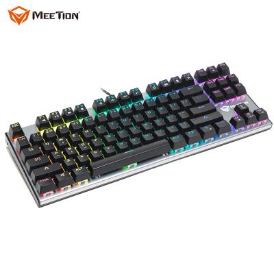 China Adjustable Rgb Backlit Multimedia Clavier Keyboard Mechanical Gaming Gamer for sale