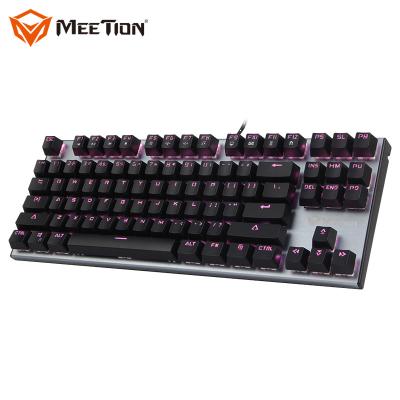 China Metal programável do Gamer do PC de OUTEM o mini conduziu o teclado mecânico do jogo retroiluminado do RGB Tenkeyless sem Numpad à venda