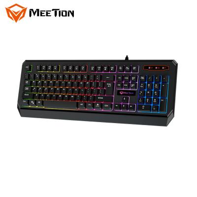 China Tastatur-Hersteller führte Tischplatten-USB-PC Computer helles von hinten beleuchtetes Membran Gamer-Spiel für Computer zu verkaufen