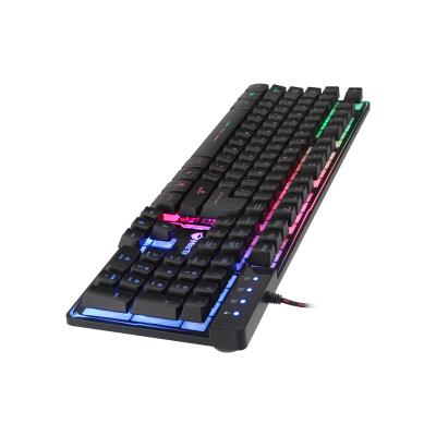 China Regenbogen-Farbvon hinten beleuchtete Spiel-Tastatur LED von hinten beleuchtet zu verkaufen