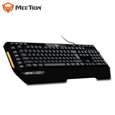 Chine Clavier léger programmable de gamer de jeu de membrane éclairé à contre-jour par RVB de MEETION macro à vendre