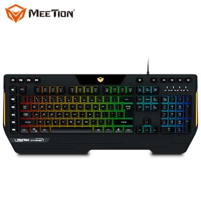 China MEETION K9420 Led Backlight Computer Gaming Pc Qwerty Ergonomic USB Programmable Game Membrane Keyboard for sale