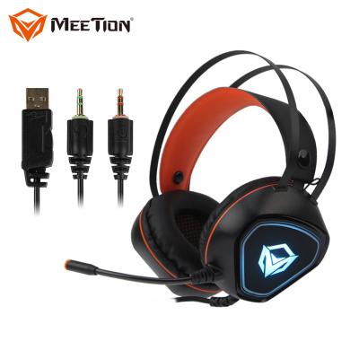 China Auriculares atadas con alambre HP020 del juego de la computadora USB de los auriculares 3.5m m de los auriculares del videojugador con el micrófono con anulación de ruido para el ordenador en venta