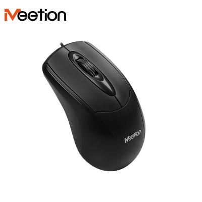 China Meetion Manufacturer Cheapest 1 dollar 1000 DPI 3D Optical USB Computer Accessories Computer Wired Mouse for sale