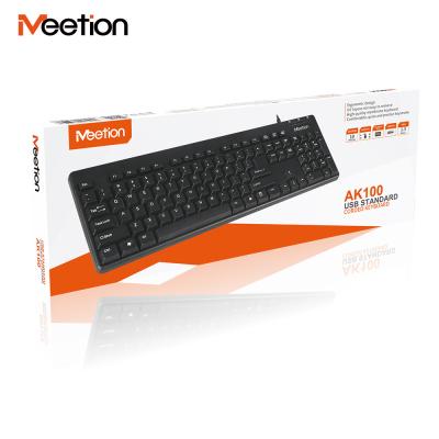 China Hot Selling Ergonomic Waterproof Multi Language Layout USB Laptop Desktop Standard Computer Wired Keyboard arabic keyboard for sale