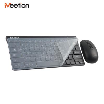 China Receptor Ordinateur combinado sem fio Ultra-fino mini Clavier e Souris de Azerty USB da fonte de Meetion Mini4000 sem Fil à venda