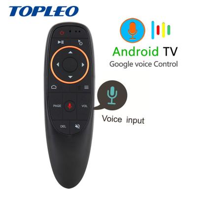 China Professional design G10 Wireless google voice assistant remote control 2.4g air mouse for sale