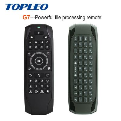 China High grade design G7 NANO usb programmable air presentation qwerty keyboard mouse remote control for sale