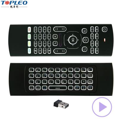 China MX3 hizo excursionismo el mini teclado y el ratón inalámbricos del teclado 2.4G de BT combinados en venta