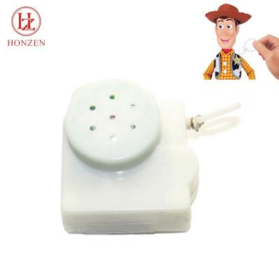 China Personal Popular Mechanism Sound Record Multi Game Vibrating Musical Box Pull String Woody Expressions Sound Module For Plush Toys for sale