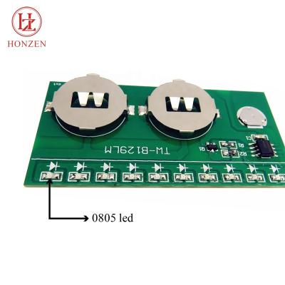 China Power 0805 Battery POP Display Best Service 3V CR2032 red led boards module with dome switch for sale