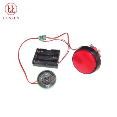 China Best price aa music power battery sound craft modules recordable red chip musical push button big for toy promotion for sale