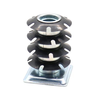 China For Square Tube Hyderon Factory Price M10 High Quality M12 For Square Pipe Fitting Steel Star Shaped Tube Threaded Nut Insert for sale