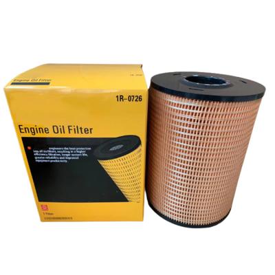 China HongRun construction machinery guaranteed quality unique filter for 1R-0726 engine oil FILTER used for CAT for sale