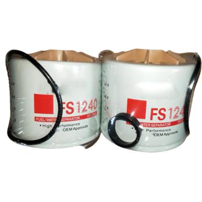 China Construction worksÂ   HongRun FS1240 Ample Supply Fuel Filter Used For Fleetguard With Original Packing for sale