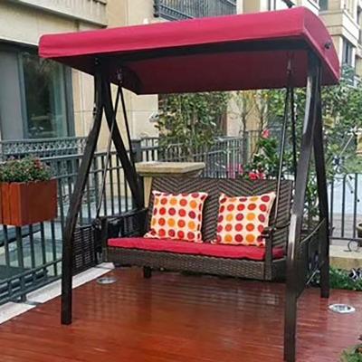 China Super Comfortable High Quality Garden Chair Roof Top Quality Comfortable Metal Patio Swing Metal Patio Wrought Iron Patio Swings for sale