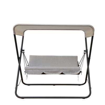 China Super Comfortable Rainproof Outdoor Patio Canopy Double Swing Chair For Garden Household for sale