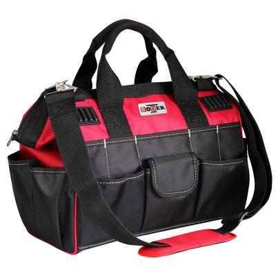 China Multi Functional Heavy Duty 1680D Electrician Storage Organizer 16 Inch Handle Tool Work Bag for sale